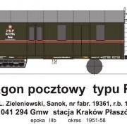 Wagon pocztowy Gmw (TMF 561404)