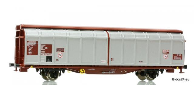 Wagon towarowy z przesuwanymi ścianami Hbbillns (Roco 66577)